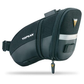 Topeak Aero Wedge Pack Cycling Saddle Bag Quick Click Compact Road Bike MTB Seatpost 15000006 (Medium)