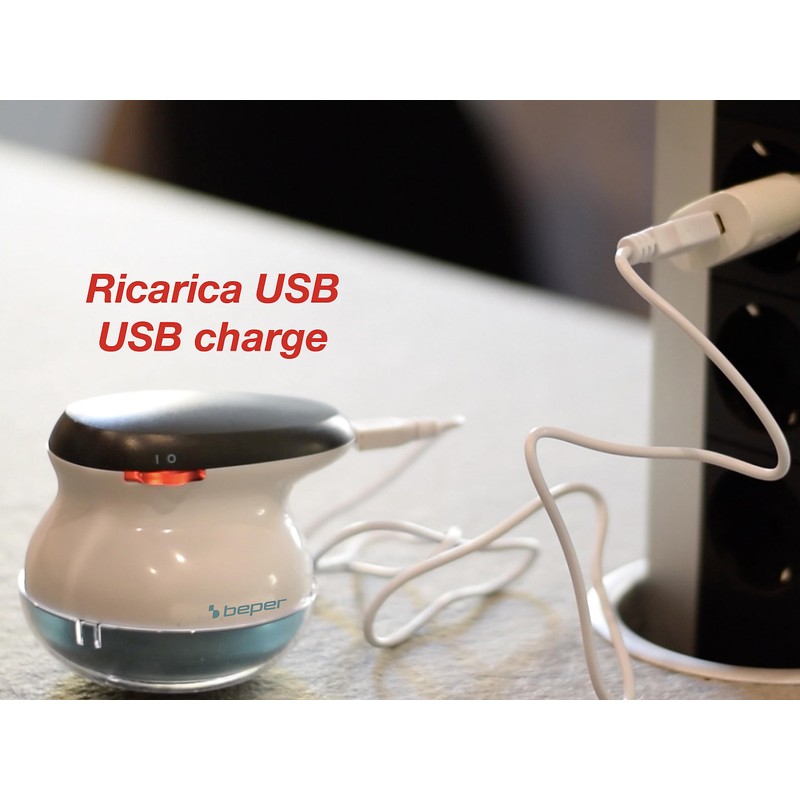 Beper 50.245 USB Lint Shaver High Autonomy Up to 40