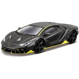 BUR 30382G 1:43 Centenario Lp 770-4 2016 in Grey and Yellow Diecast Model Replica