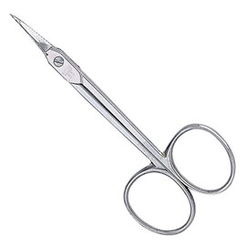 nippes Solingen Professional cuticle scissors with tower tip, 9 cm, scissors with claw straw, curved and hardened tip, addition to any pedicure, manicure set, quality from Solingen