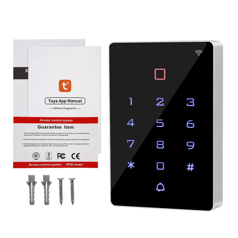 YiToo Standalone WiFi Tuya Access Control Keypad RFID 125KHz Access