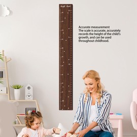Growth Chart for Kids, Wood Height Chart Kids Toddlers Height Measurement Ruler Height Wall Chart