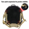 Yzpacc Tactical Helmet Chin Strap Adjustable Dial 4 Points Suspension