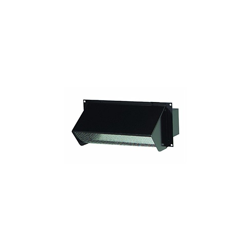 Broan BROAN-639-BLACK Black 639 Wall Cap for 3-1/4" x 10"