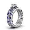 LOVERSRING - Juego de anillos de novia para parejas, para