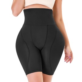 POP CLOSETS Hip Pads for Women Shapewear Shorts BBL Shapewear Padded Hips and Butt Padded Underwear for Women Black M