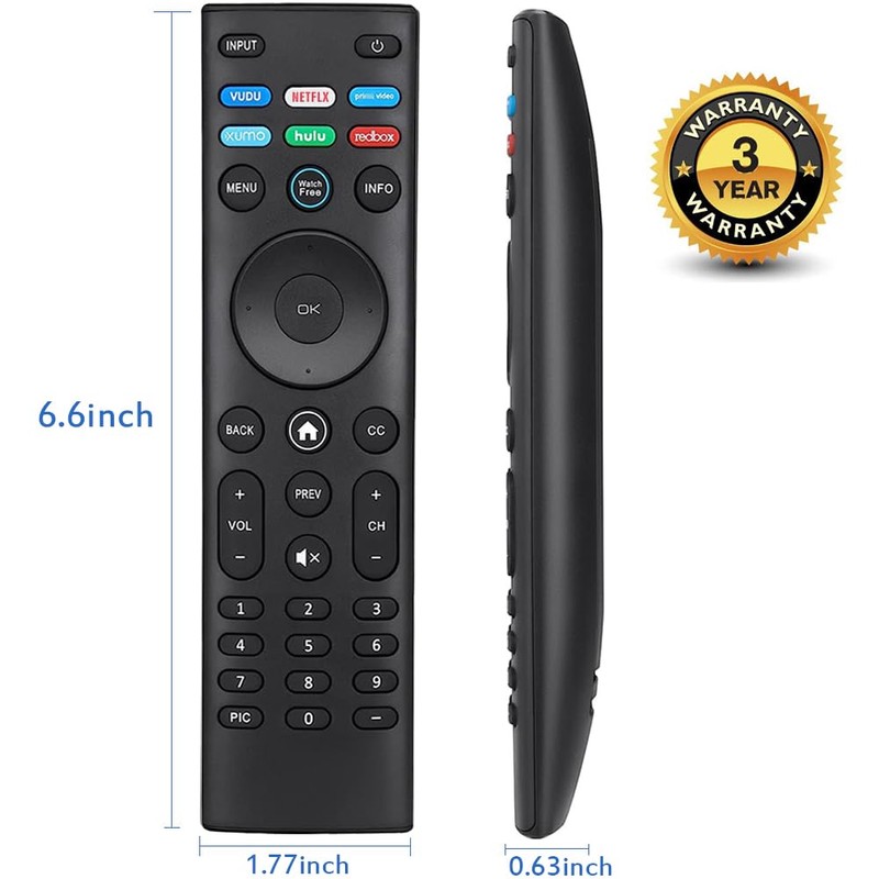 XRT140 Universal Remote Control for All VIZIO Smart TVs, Remote