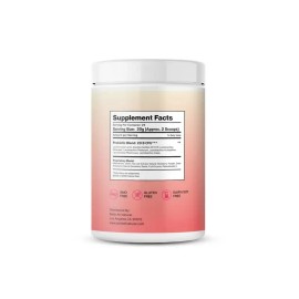 Bella All Natural Probiotics Iced Strawberry Powder for Good Tummy Health - Healthier Lifestyle