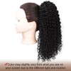 Vigorous Drawstring Ponytail Extension 14Inch Short Afro Kinky Curly Ponytail