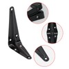 Mormchlots 24Pcs 4 x 3 Inch Black Shelf Brackets, Heavy-Duty