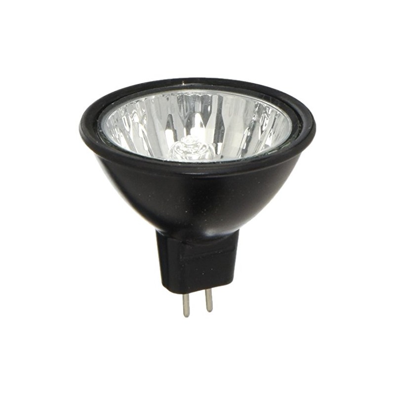 Eiko EXN-Black 38 Degree Flood MR16 GU5.3 Halogen Bulb, 12V/50W,