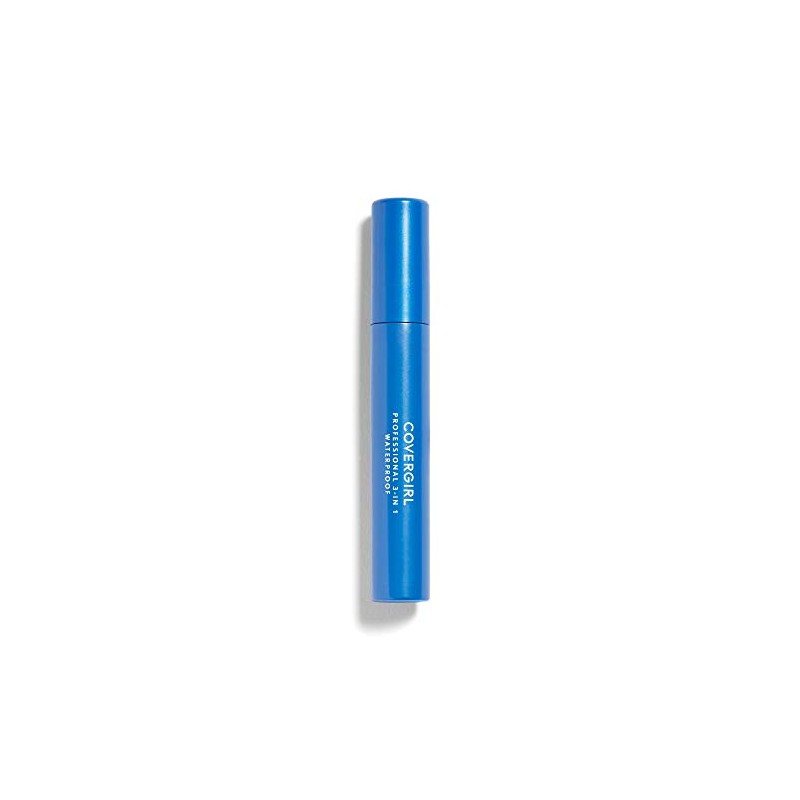 COVERGIRL Professional 3-in-1 Waterproof Mascara, Very Black 225, (Packaging May