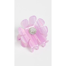 Lele Sadoughi Women's Sunflower Claw Clip, French Rose, Pink, 1 Count