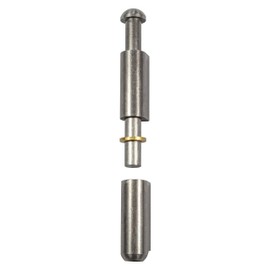 ALPENSTAHL Door Hinge for Welding, Weld-On Hinges, 2-Piece with Extendable Pin, Gate Hinge Height: 60 mm, Made in Germany, Weld-On Hinge Steel, Pack of 2, Gate Hinge Load Capacity 80 kg