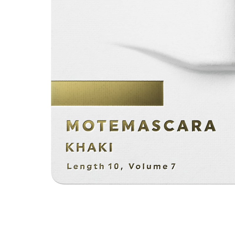 UZU BY FLOWFUSHI Mote Mascara [Khaki] Color Mascara, Eyelash Care,