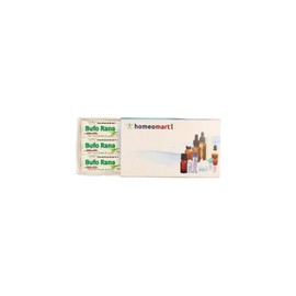 Homeomart.com Bufo Rana Homeopathy Pellets (Pills) in 30C Potency Pack of 3