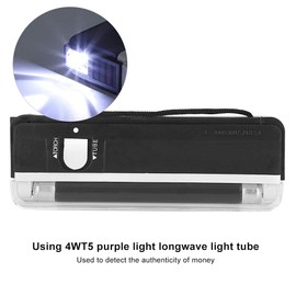 DL-01 Portable Purple Currency Detector Bill Checker Tester with a Top Torch for Shops, Grocery Stores, Restaurants, Hotels and Street Traders