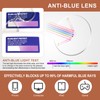 OuShiun Photochromic Progressive Multifocus Reading Glasses Blue Light Blocking Computer