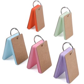 Word Book, Word Card, Memorization Card, Large Ring, English, Middle School, Learning Book, Test Word Book, Notepad, Improve Memorization Efficiency, Kanji Examination, 50 Sheets x 5 Books, 250 Sheets