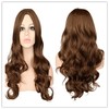 XUENMB Long Wavy Wig for Women 26 Inch Middle Part