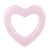 Heart Shaped Swimming Circle 120cm Thick Tear Resistant PVC Material