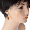 Amber Earrings - Baltic Honey Amber Dangling Earrings "Piper" -