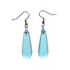 Glassoholics Gin Teardrop Dangle Earrings - Made from Recycled Bombay