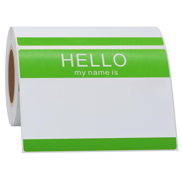 Hycodest Hello My Name is, Sticker Writing Stickers Easy Peel