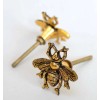 DwellStudio 2 Vintage Gold Brass Bumblebee Bee Hardware Drawer Pulls