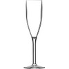 SECO 190ml Reusable Polycarbonate Champagne Flute/Glass, Pack of 6, Easy
