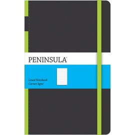 Paperworks Peninsula Fashion Notebook, 160 Lined Pages, Assorted Color, Color May Vary (55360)