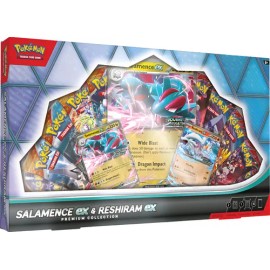 Salamence Ex & Reshiram Ex Premium Collection Salamance Ingles