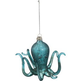 Primitives by Kathy Christmas Ornaments Box Sign, 4.50 x 3.50, Octopus