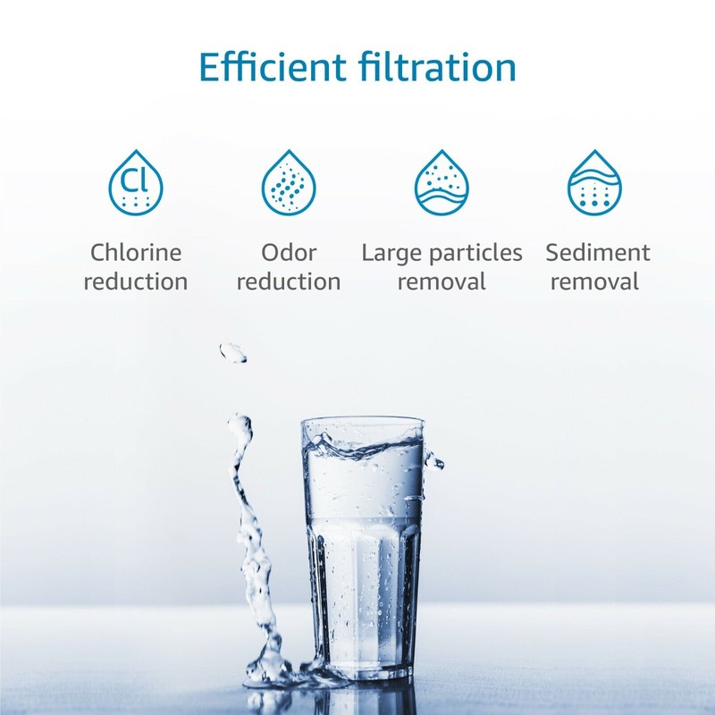 AQUA CREST FXHSC 10" x 4.5" Whole House Water Filter,