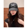 Sumleno Womens Trendy Cute Bow Baseball Cap Y2k Aesthetic Coquette
