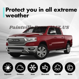 Paintville for Ram 1500 Limited 2019-2023 PPF HD Clear Paint Protective Film Custom Fit Anti Scratch Self Healing Shield Guard Car Finishing Accessories for Headlight