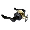 Dexter 5822 Cerradura Manija Mercurio 35-45mm con Llave, Negro