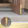 Hicarer 4 Pcs 7 Inch Solid Brass Flush Bolt French