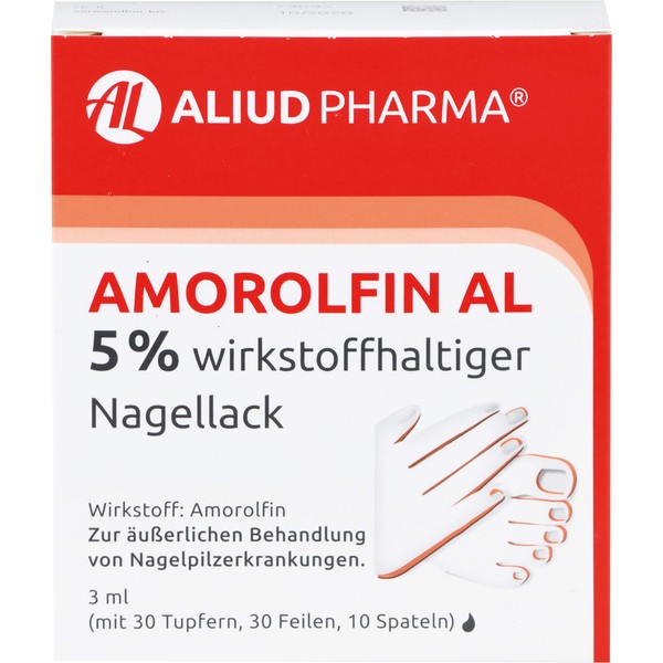 Amorolfin AL 5 % wirkstoffhaltiger Nagellack, 3 ml Wirkstoffhaltiger Nagellack