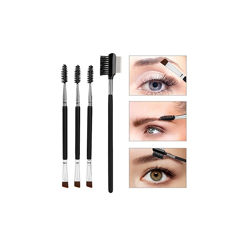 Cepillo de cejas - 4pcs Profesional Cabello Cosmético Cepillo de