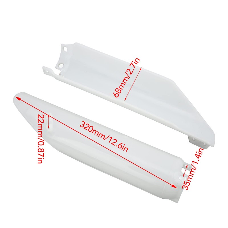 Fork Slider Guard,BOROCO 2pcs Motorcycle Fork Guard Shock Absorber Protector