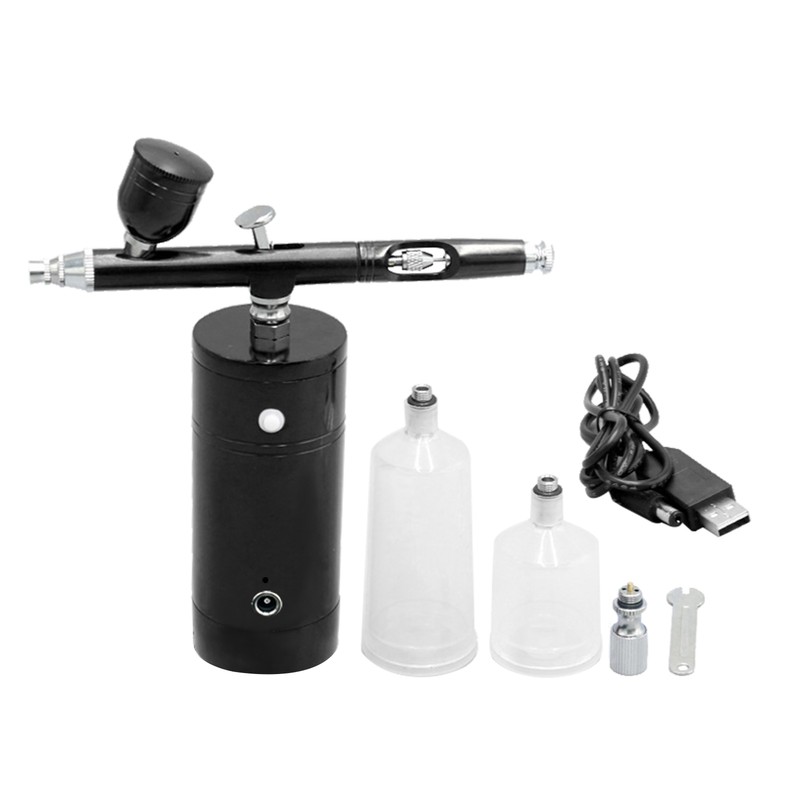 Rechargeable USB Airbrush Kit Portable Airbrush Compressor Spray Pump Handheld