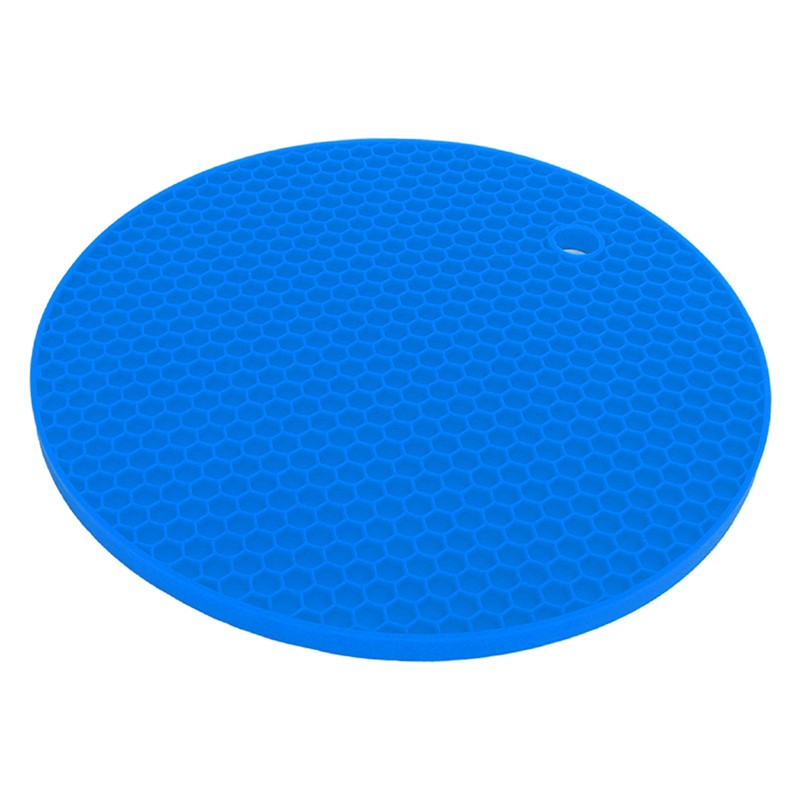 5PCS Silicone Trivet Mats Round Multipurpose Heat Resistant Non Slip