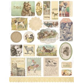 Melissa Frances Attic Treasures Stickers, Dog Gone Cute