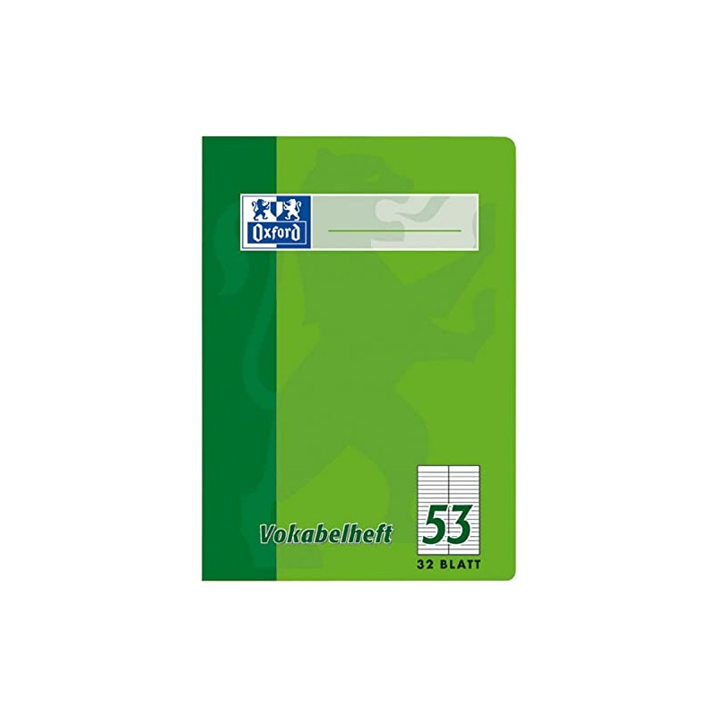 Oxford Vokabelheft A4/384403253 zweispaltig 90 g/qm Inh.32 Blatt