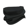 Alkato Unisex Beanie Hat and Scarf Set Plain, Black ribbed