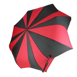 pierre cardin Umbrella Pocket Umbrella Open/Close Automatic Sunflower Black Red S, black/red