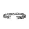 Windalf Lucana Braided Bracelet Diameter 5.8 cm Silver Jewellery Handmade