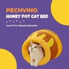 PECHVINO Honey Pot Cat Bed - Cozy Enclosed Pet Bed