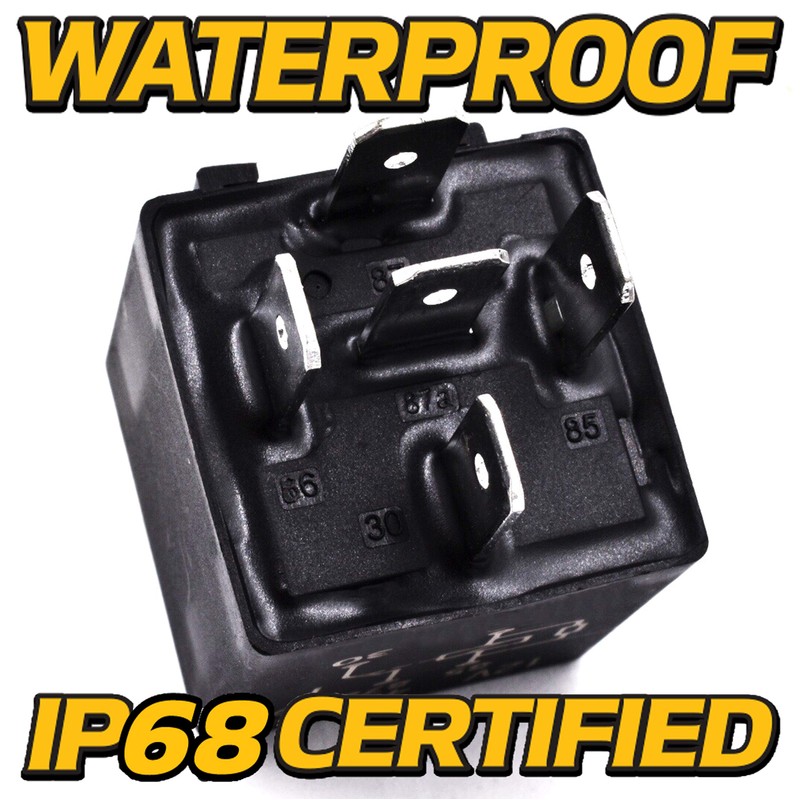 HD Switch (3 Pack) Waterproof Relay w/LED Power Indicator Upgrade